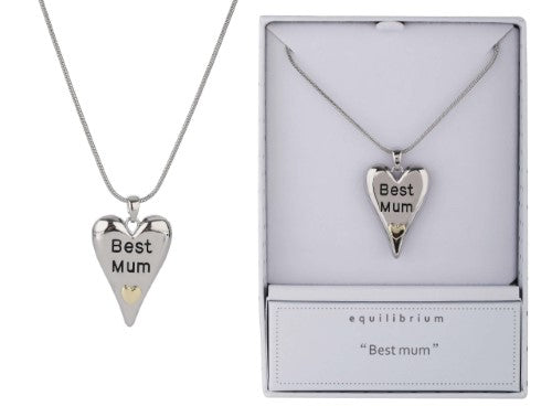 Equilibrium Necklace - Two Toned Best Mum