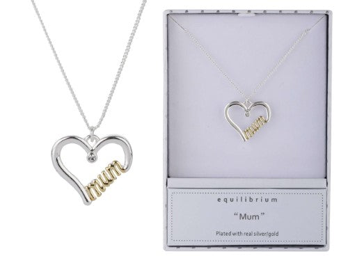 Equilibrium Necklace - Mum Two Toned