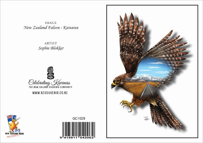 FAL - Sophie Blokker Greetings Card - Falcon