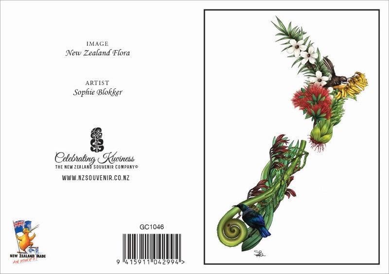 NZF - Sophie Blokker Greetings Card - NZ Flora