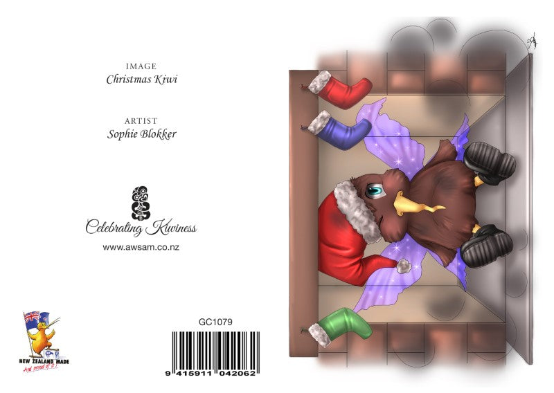 XCMY - Sophie Blokker Greetings Card - Xmas Chimney