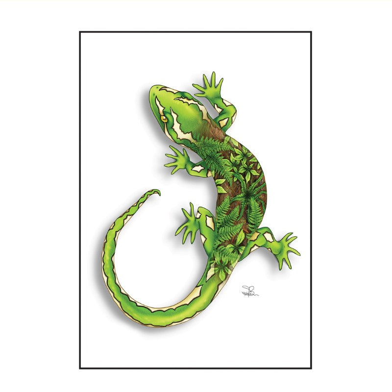 GEC - Sophie Blokker Greetings Card - Gecko