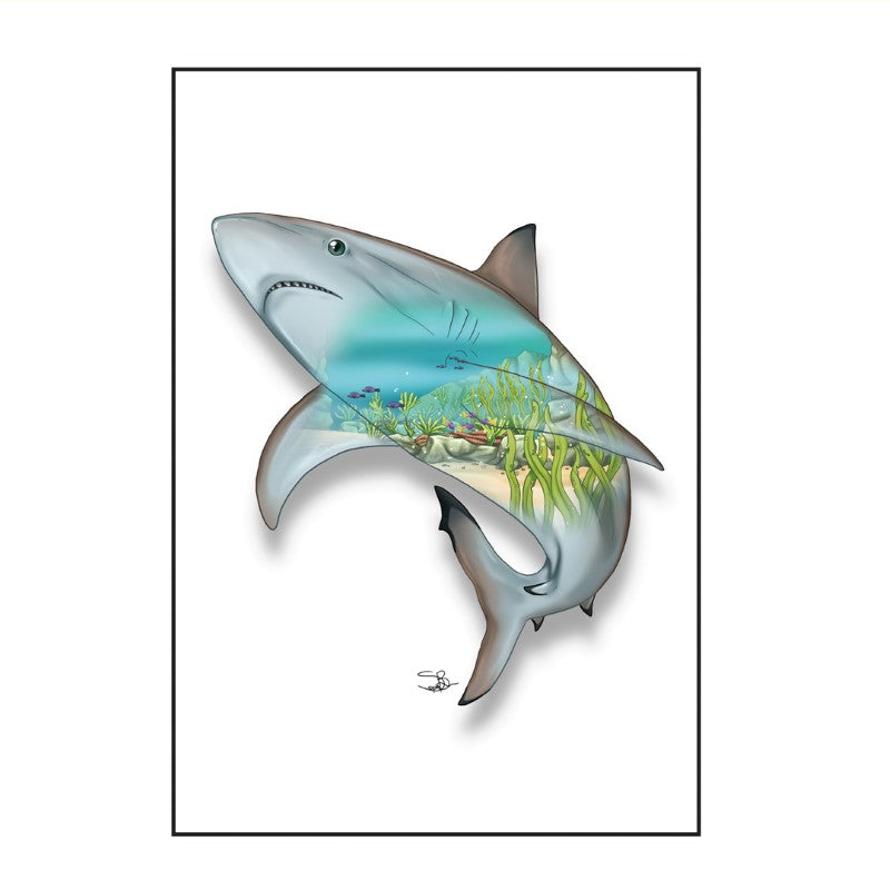 SHK - Sophie Blokker Greetings Card - Shark