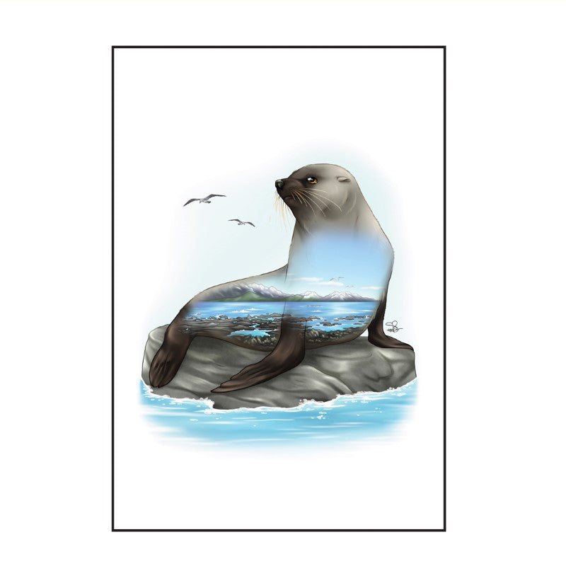 SEAL - Sophie Blokker Greetings Card - Seal