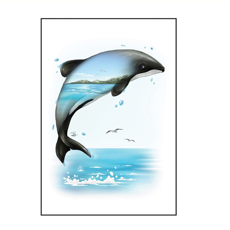 DOL - Sophie Blokker Greetings Card - Dolphin