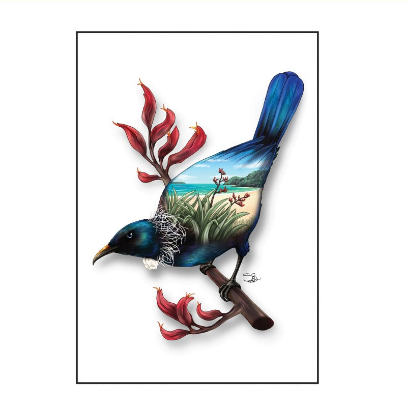 TUI2 - Sophie Blokker Greetings Card - Tui 2 Birds