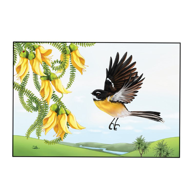 SFAN - Sophie Blokker Greetings Card - Scenery Fantail