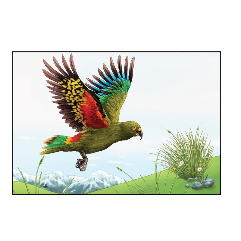 SKEA - Sophie Blokker Greetings Card - Scenery Kea