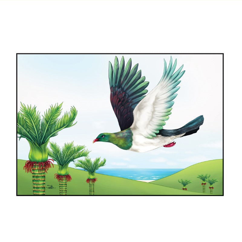 SWOP - Sophie Blokker Greetings Card - Scenery Wood Pigeon
