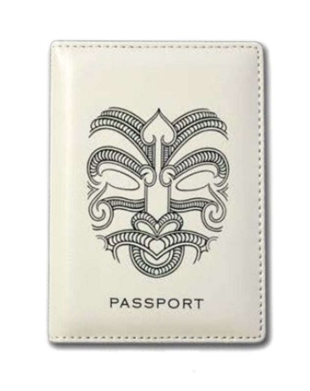 Passport Holder - Maori Mask