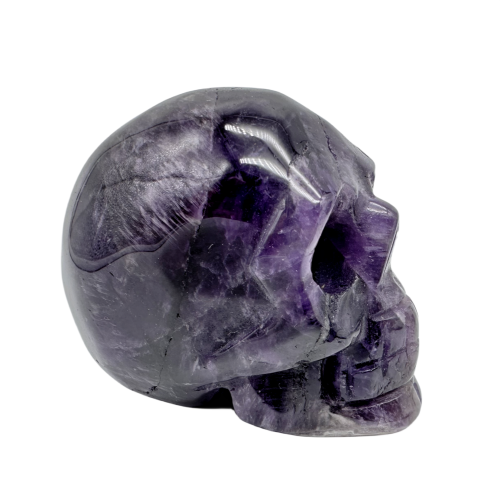 Ornament - Amethyst Skull (2.7cm)