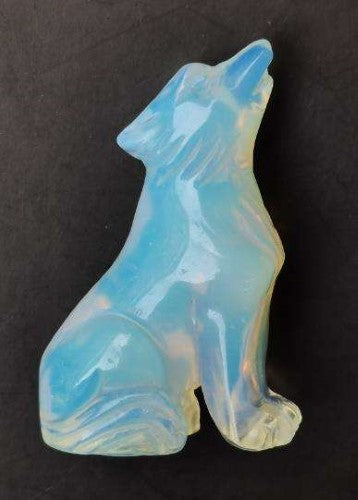 Ornament - Opalite Wolf (4.8CM)