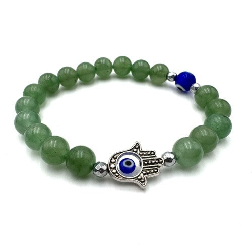 Bracelet - Hamsa Evil Eye Aventurine