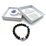 Bracelet - Hamsa Evil Eye Tiger Eye