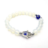 Bracelet - Hamsa Evil Eye Opalite