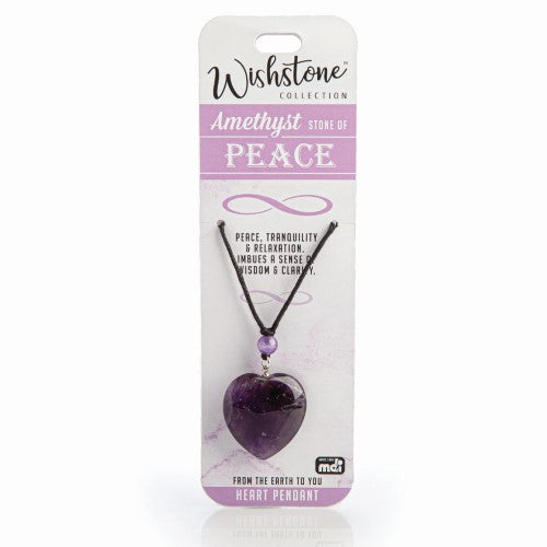 Pendant - Wishstone Collection Amethyst Heart (Set of 3)