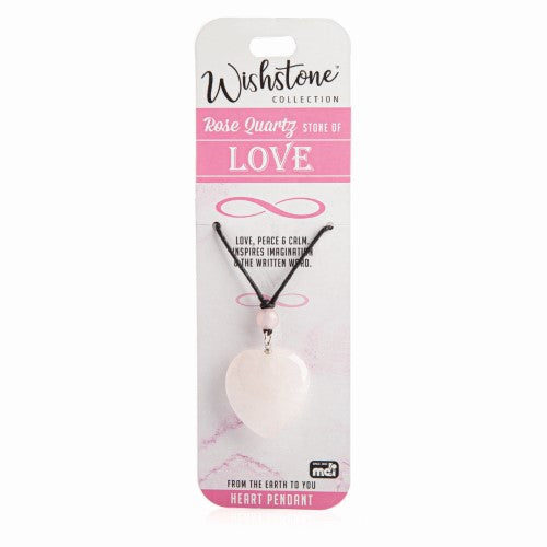 Pendant - Wishstone Collection Rose Quartz Heart (Set of 3)