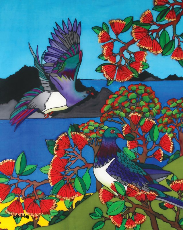 Jo May Medium Print 31 x 39cm Wood Pigeon 13