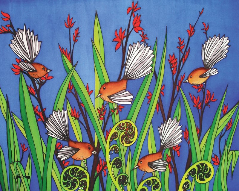 Jo May Medium Print 31 x 39cm Fantails