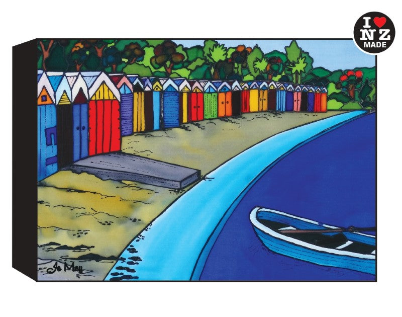 Jo May Rectangle 10 x 14 cm Black Art Block - Boat Sheds