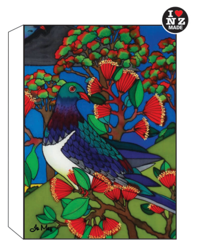 Jo May Rectangle 10 x 14 cm White Art Block - Wood Pigeon 12