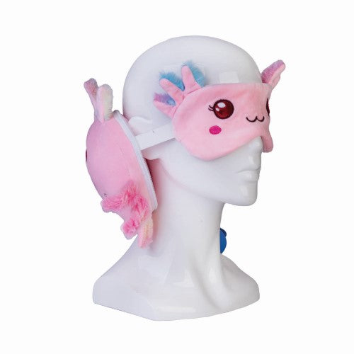 Travel Mask & Pillow - Smoosho's Pals Axolotl