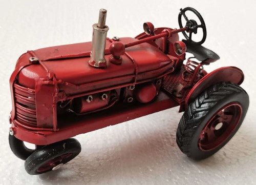 Ornament - Retro Tractor Red (17cm)