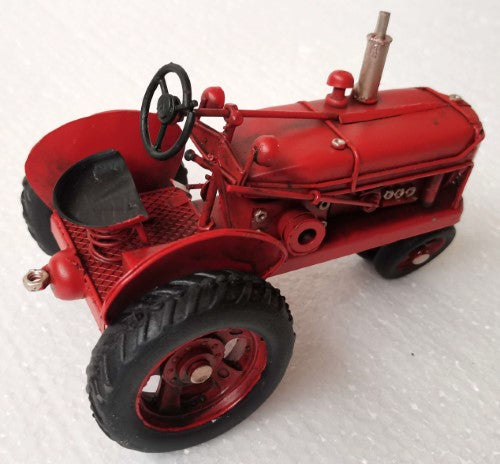 Ornament - Retro Tractor Red (17cm)