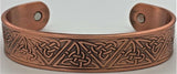 Magnetic Copper Bracelet - Celtic Triquetra