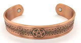 Magnetic Copper Bracelet - Pentagram