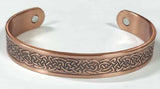 Magnetic Copper Bracelet - Triquetra