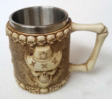 Tankard - Decorative Skull Cowboy (400ml)