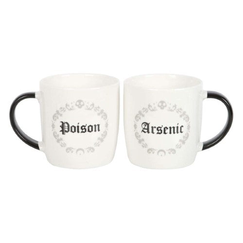 Ceramic Couples Mug Set - Poison & Arsenic