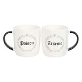 Ceramic Couples Mug Set - Poison & Arsenic