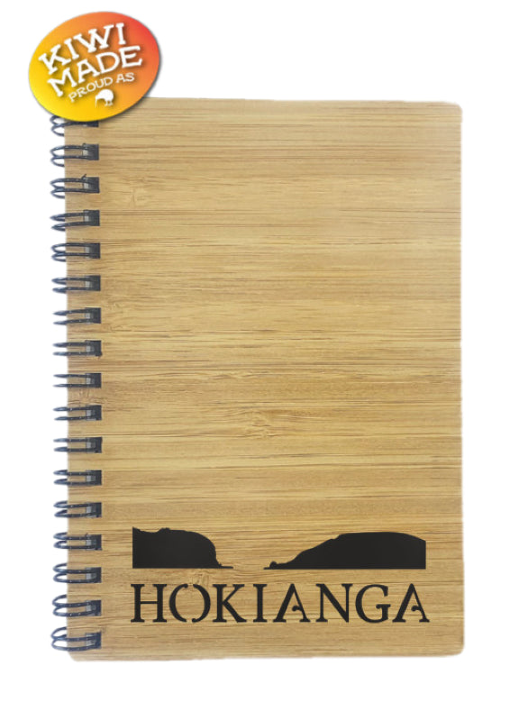 Bamboo Notebook Laser Cut with Hokianga Heads