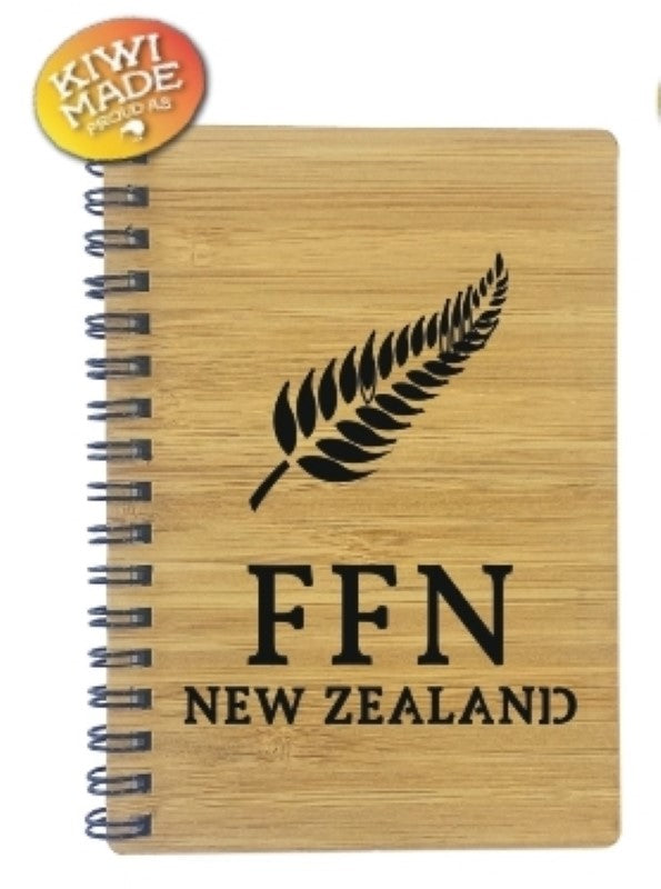 Bamboo Notebook Laser Cut with Far Far North