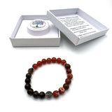 Bracelet - Red King Turquoise Red Carnelian Red Tiger Eye