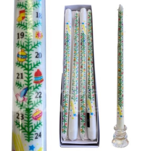 Waxglo Candle - 380mm TAPER -ADVENT (Box of 12 Candles)