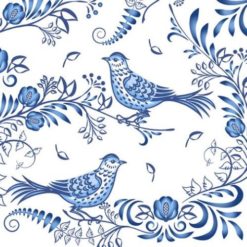 Cocktail Napkin -Porcelain Bird
