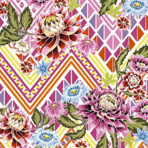 Cocktail Napkin -Mexican Flowers
