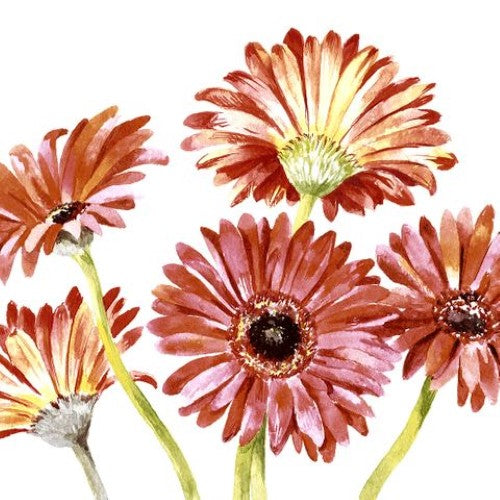 Luncheon Napkin - Gerbera Art
