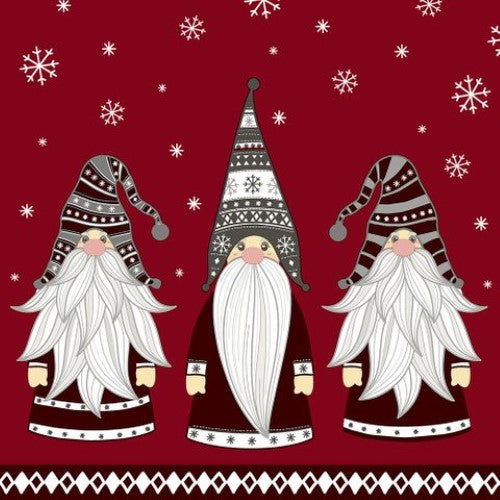 Luncheon Napkin - Gnomes