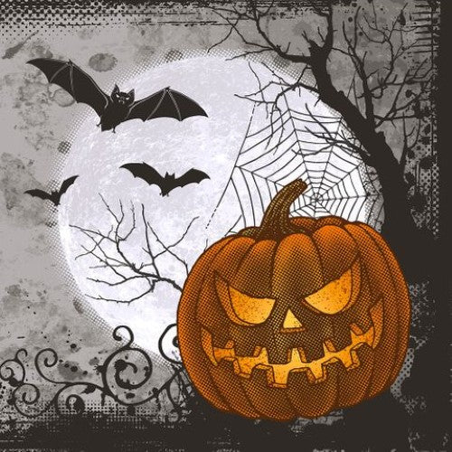 Luncheon Napkin - Halloween Time