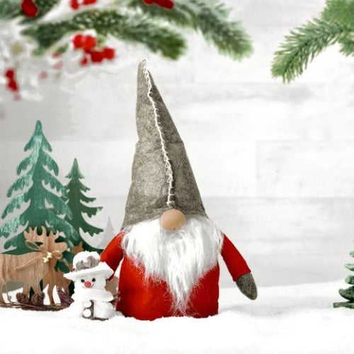 Luncheon Napkin - Tomte And Snowman