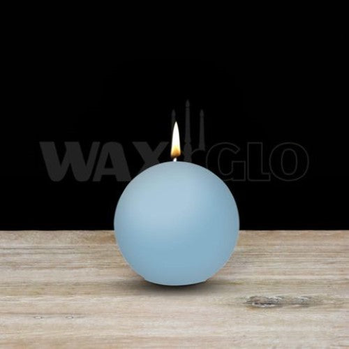 Waxglo Candle - 60mm Dia BALL CANDLE - WATER