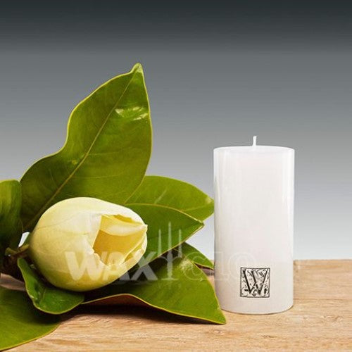 Waxglo Candle - 50x100mm SMOOTH FINISH CYLINDER -WHITE