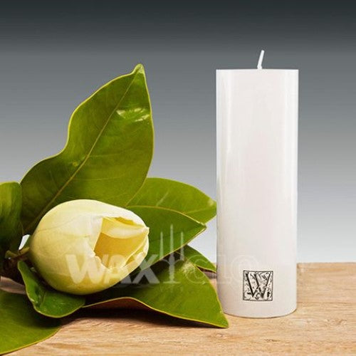 Waxglo Candle - 50x150mm SMOOTH FINISH CYLINDER -WHITE