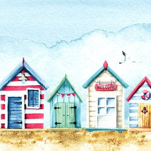 Luncheon Napkin - Beach Houses