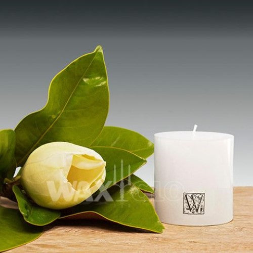 Waxglo Candle - 70x75mm Smooth Finish Cylinder -White