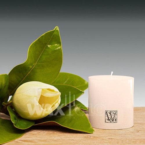 Waxglo Candle - 70x75mm Smooth Finish Cylinder -Cream